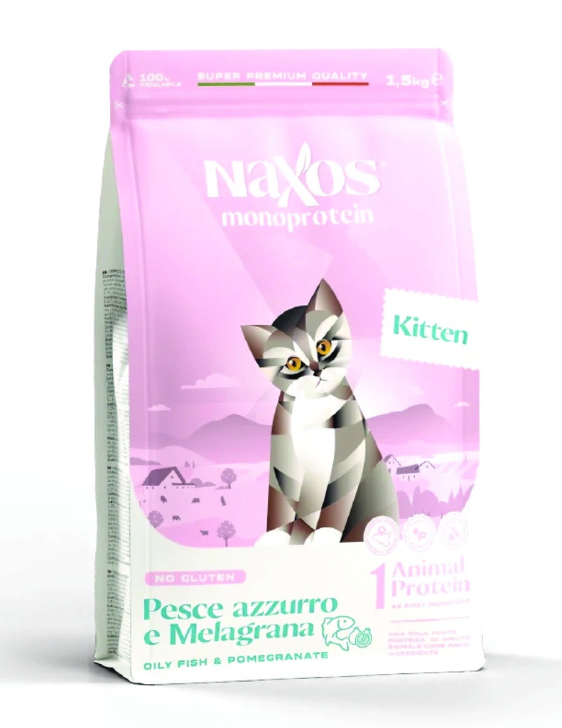 NAXOS Kitten Oily Fish & Pomegranate 1.5 KG