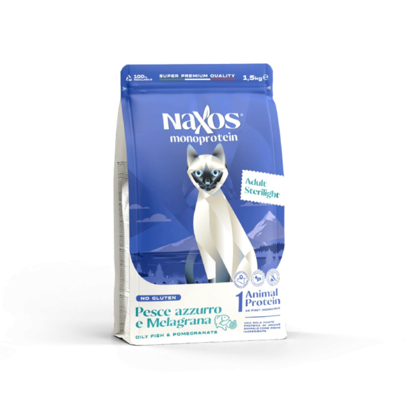 NAXOS Sterilised Fish & Pomegranate 1.5 KG